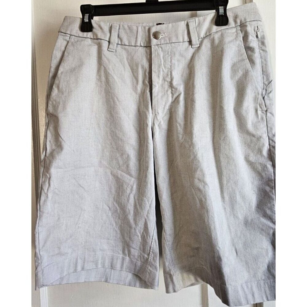 Lululemon Commission‎ shorts light gray men Sz 31 golf 11" inseam